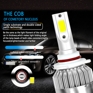 C6 LED faro Auto H4 H7 luces de coche con función Canbus LED Chip fuente de luz - Product Image 3