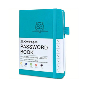 Password GuangAo per taccuino in ordine alfabetico per taccuini con copertina rigida per Password - Product Image 1