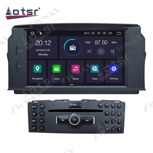 Android 11 PX6 64G araba radyo GPS navigasyon ünitesi için MERCEDES BENZ C sınıfı C180/C200/MERCEDES W204 kaydedici multimedya oynatıcı - Product Image 1