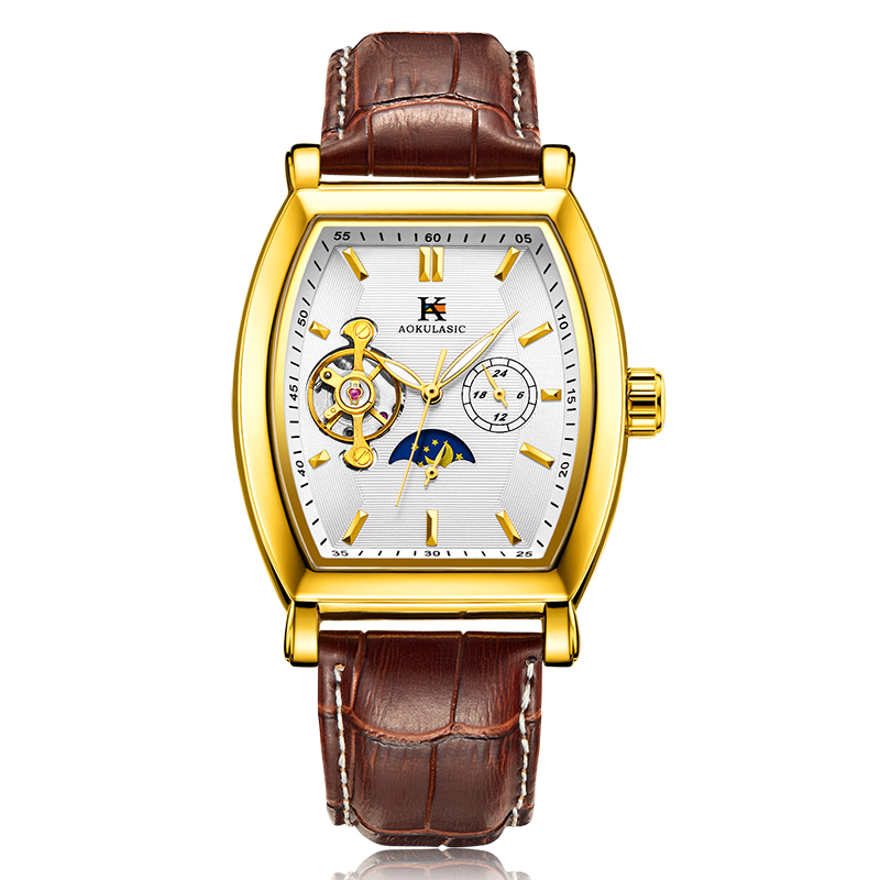 Brown white gold