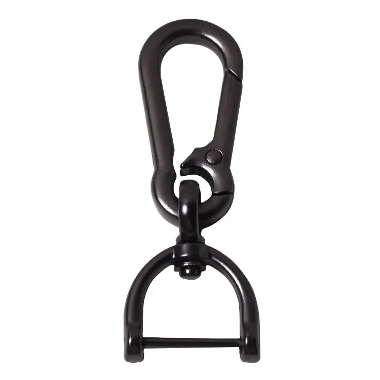 Custom durable swivel snap hooks keychain accessory lobster clasps decorative handbags hardware d ring buckles
