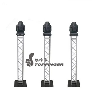 อลูมิเนียมนั่งร้าน Lectern ที่มีคุณภาพสูง8ฟุตอลูมิเนียมมือถือดีเจแสงตรงหัว Totem นั่งร้านสำหรับขาย