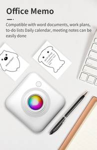 Mini Pocket Thermal Printer Receipts Notes Lists Label <strong>Memo</strong> QR <strong>Codes</strong> Android or IOS APP BT Wireless Smart Printer - Product Image 4