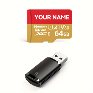 Carte mémoire Cartes SD 16 Go 32 Go 64 Go 128 Go 256 Go Haute vitesse durable Fiable pour les caméras 4K Dash Cams et enregistrement continu - Product Image 1