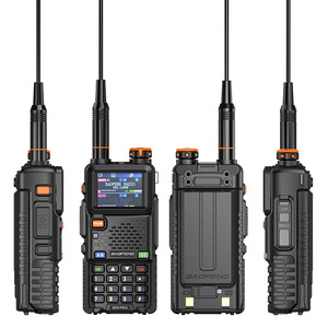 Baofeng UV-5RH Pro originale 10W ad alta potenza GPS Dual Band Ham Radio Walkie Talkie per squadre di sicurezza e costruzione
