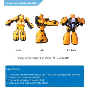 遊園地カーニバルブースエンターテイメントゲーム子供ロボット移動可能バトルロボットゲーム - Product Image 3