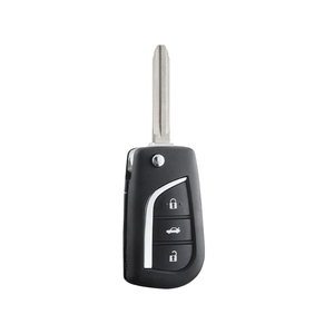 Hot Selling Autos chl üssel Flip Folding Auto Fernbedienung 370Mhz 433 Mhz Festcode mit Schlüssel blatt Autos chl üssel