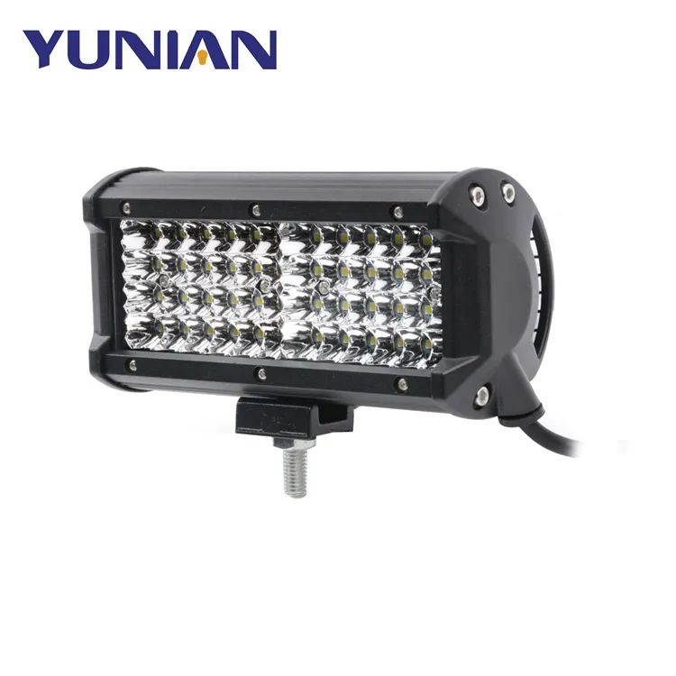 7 인치 144w LED 작업 라이트 바 콤보 빔 자동차 운전 조명 트럭 4x4 SUV 12V 24V 자동 안개 램프 흰색 자동차 액세서리