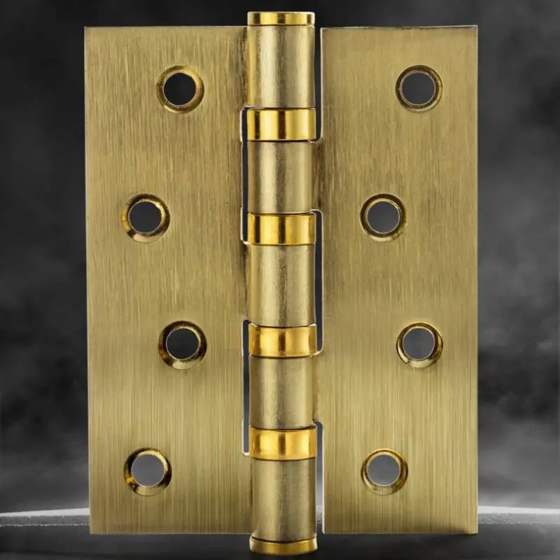Bisagra de acero inoxidable para puerta de madera personalizada de fábrica de 4 pulgadas