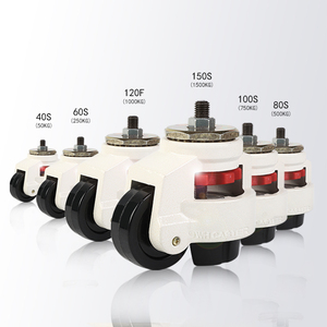 WH Heavy-duty 40F/60F/80F/100F/120F/150F Level Adjustment Fuma Casters Machine <strong>and</strong> Equipment Moving Caster Wheels - Product Image 4
