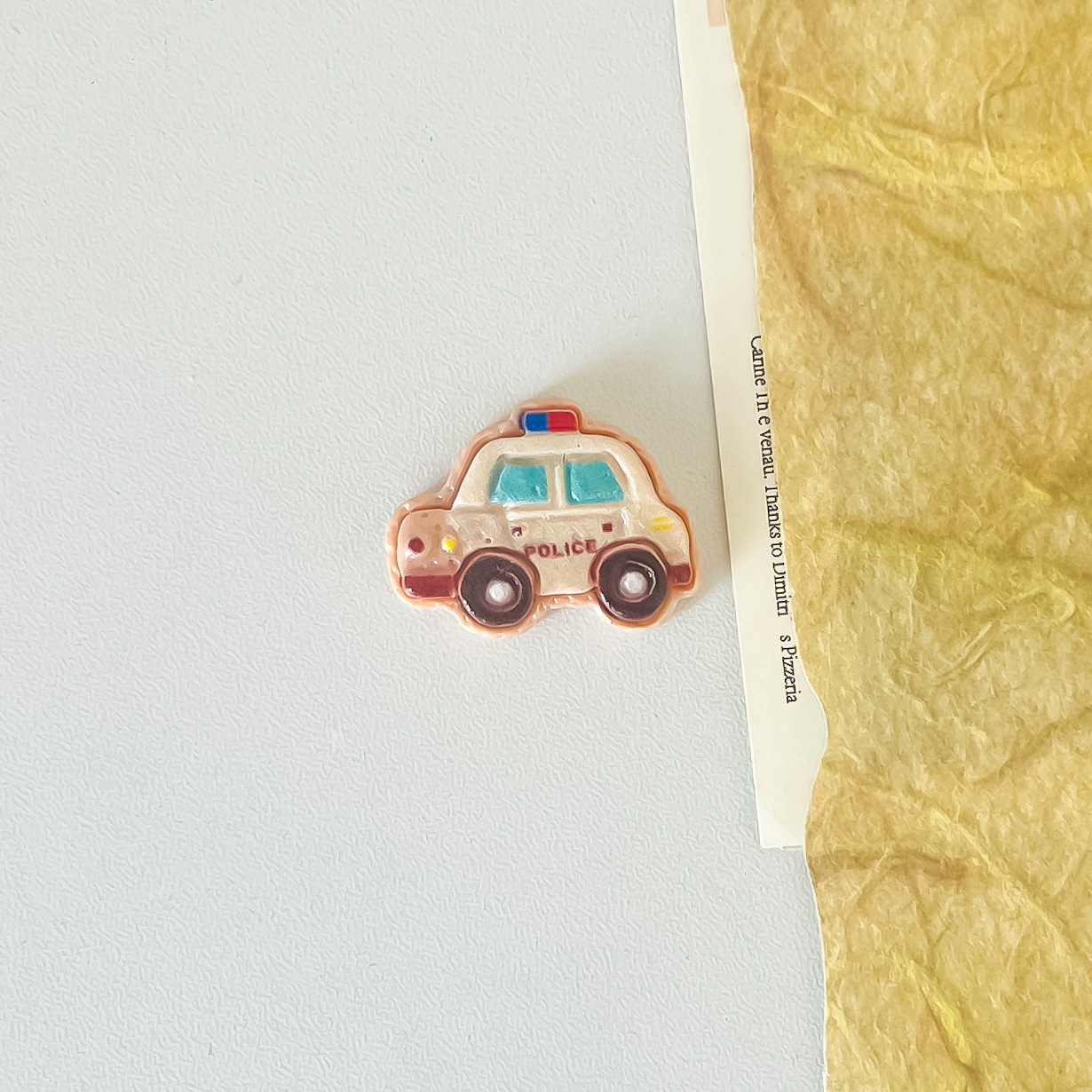 Cookie de transport-voiture de police