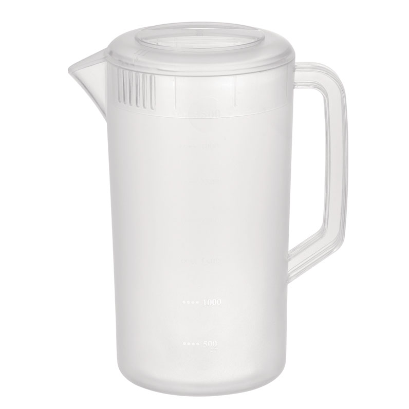 Plastic Tea Pitcher Pitcher Plastic with Measurement Juice Lemon Tea Frosted Pitcher Water Jug