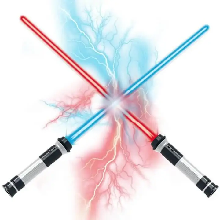 Laser sword telescopic four-color electronic flashing sword gifts whosale toys