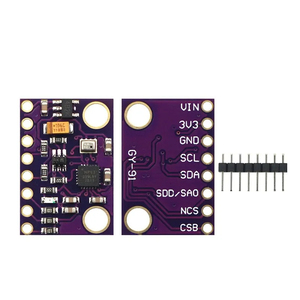 MPU-9250 MPU9250 BMP280 SPI IIC/I2C 10DOF加速陀螺仪罗盘9轴传感器板模块GY-91 3-5V，适用于Arduino - Product Image 2
