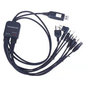 Cavo di programmazione USB 8-in-1 per Baofeng Walkie Talkie Radio bidirezionale con 2 Chip di comunicazione bidirezionale - Product Image 1