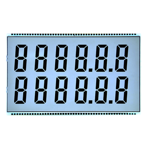 Display LCD per auto TN a 7 segmenti con display LCD a 12 cifre personalizzato per distributore di carburante - Product Image 4