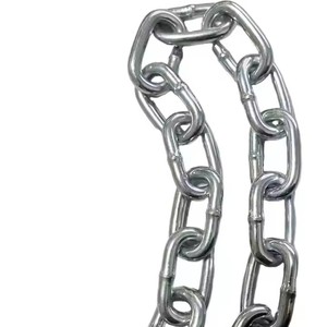 Hot Sale Wide Application Popular Link <strong>Chain</strong> Zinc Plated Smooth Welded DIN763 <strong>766</strong> Long and Short <strong>Chain</strong> for Building Hardware - Product Image 3