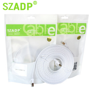 <span class=keywords><strong>Cat5e</strong></span> Cat6 Cat6a UTP/<span class=keywords><strong>FTP</strong></span> cavo Patch di rete per interni rotondo/piatto 0.5mm 8 p8c 1U/3U RJ45 connettore cavo Ethernet per rete domestica