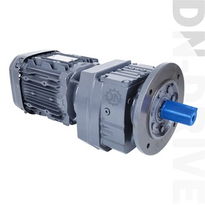 R Series RF57 Caja de cambios vertical Reductor de velocidad helicoidal Montaje de brida Motores de engranajes Trifásico IEC Brida Construcción industrial - Product Image 1