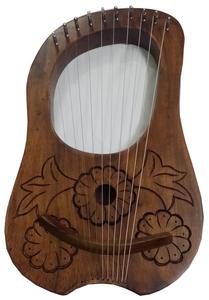 In legno di palissandro Lyra arpa 10 corde di strumenti musicali Con Tasto di Sintonizzazione - Product Image 5