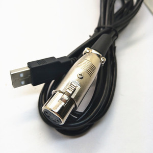 Cabezal de cable USB a XLR Cable de conexión de audio de micrófono de alto equilibrio OEM ODM - Product Image 2