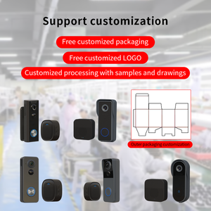 Videoportero inalámbrico WiFi al por mayor con cámara a color y sistema de anillo de intercomunicación de Audio bidireccional