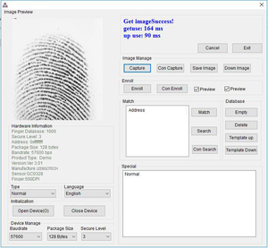 Factory LEEKGOTECH Biometric Usb Fingerprint Reader Scanner with Free Windows <strong>Android</strong> Linux SDK for Government Bank Telecomm
