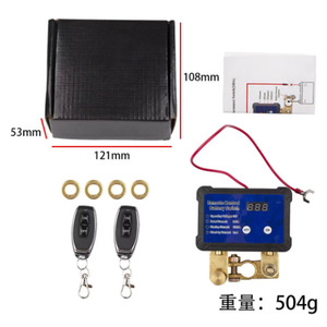 Disyuntor de encendido para coche 240A con control remoto, función antirrobo de batería y medidor de voltaje 12V/24V - Product Image 5