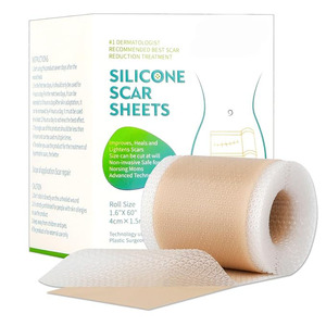 Silicone vết sẹo tấm (1.6x120 Roll-3M) y tế có thể giặt tái sử dụng cho c-phần phẫu thuật ghi sẹo lồi mụn loại bỏ tấm - Product Image 1