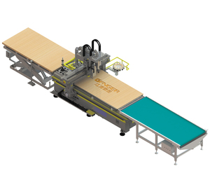 <strong>CNC</strong> Nesting Machine Center GM6-1224ATC with Automatic <strong>Loading</strong> and <strong>Unloading</strong> Nesting <strong>Cnc</strong> Woodworking Machine