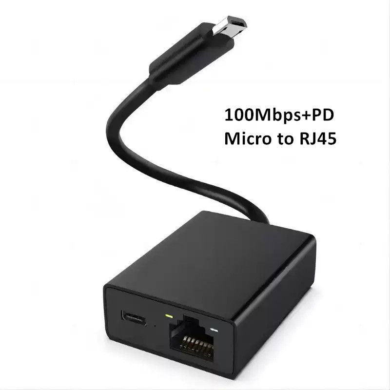 Dark Gray-100Mbps-Micro to RJ45