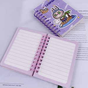 New Cartoon Coil <strong>Notebook</strong> Cute Cartoon A6 Sticky <strong>Note</strong> <strong>Notebook</strong> <strong>Color</strong> Page <strong>Notebook</strong> Portable Notepad Gift - Product Image 4