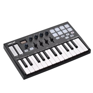 На выбор панда мини II портативный 25-ключ USB MIDI контроллер клавиатуры с 8 RGB подсветкой колодки 4 передаче ручки управления 4 A - Product Image 5