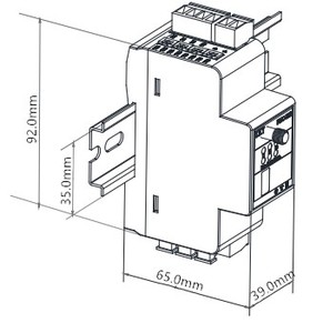DZS320 3-Phase Power Meter <strong>Data</strong> <strong>Logger</strong> for Energy Monitoring - Product Image 2