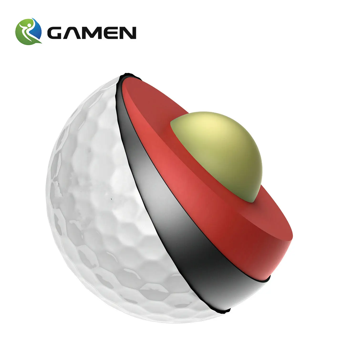 Gamen 2 3 4 pezzi Logo personalizzato stampato torneo personalizzato pallina da Golf di fascia media