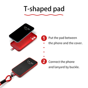 Adjustable <strong>2</strong> <strong>in</strong> <strong>1</strong> Usb Cable Type-c Fast Charging Mobile Phone Lanyard Wear Strap Keychain Rope with Phone Tether Patch - Product Image 6