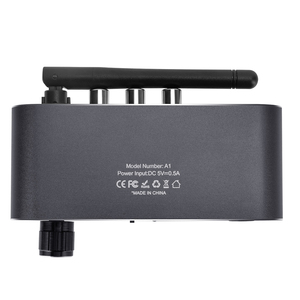 Convertitore da digitale a analogico GTMEDIA A1 BT, con ingresso coassiale, uscita audio da 3.5mm + uscita R/L, supporto telecomando IR, libera le mani a