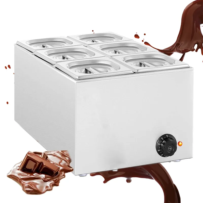 小さな卓上チョコレートソースディップウォーマー溶解ポットデジタルコントロール15kgオーバーチョコレート溶解機