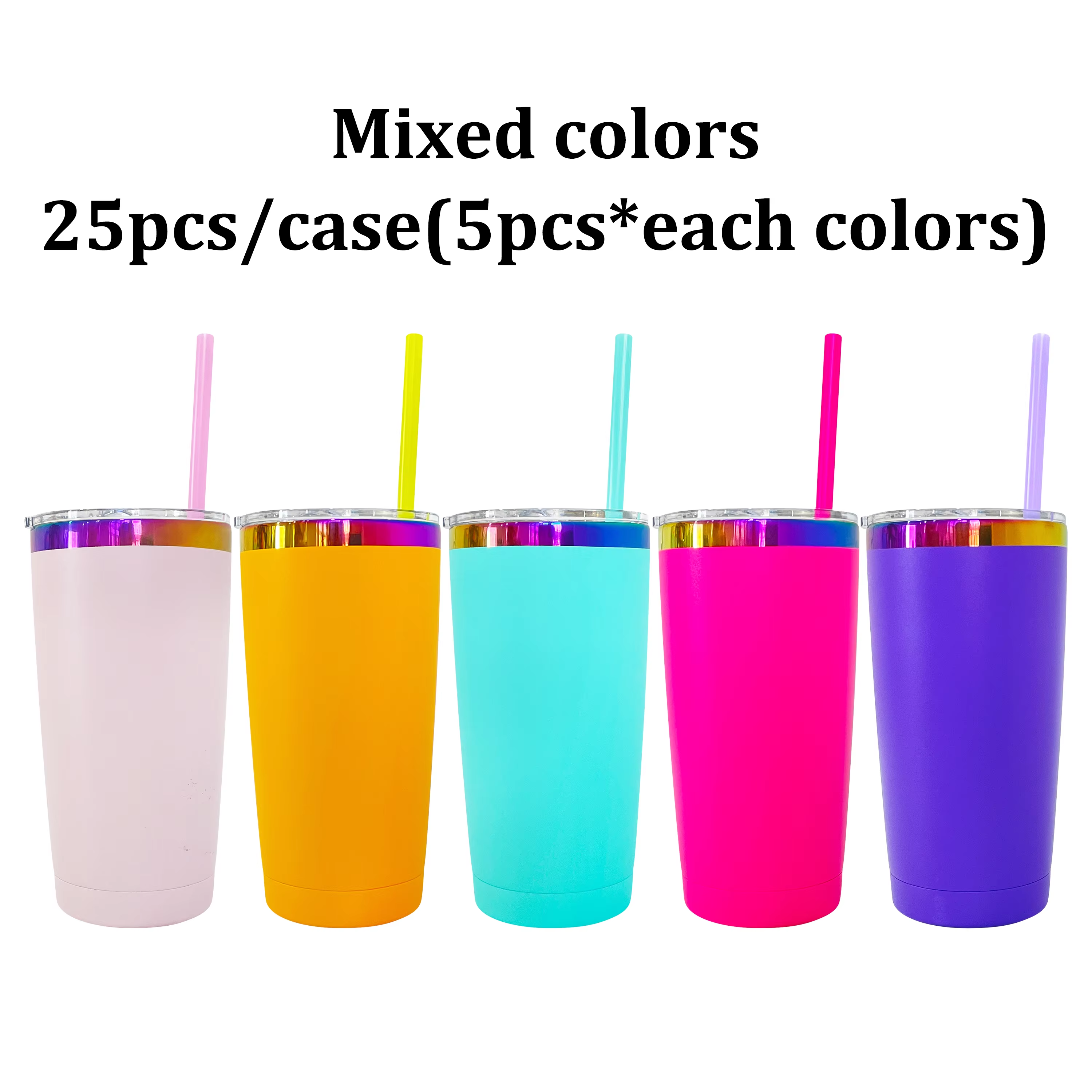 Mixed color-25PCS-20RAINBOW02