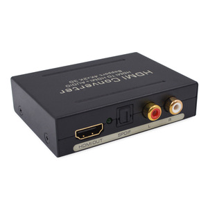 HDMI to HDMI Loop-out with Optical SPDIF and RCA Audio Extractor Converter <strong>HD</strong> Audio Splitter Decoder 5.1 DTS