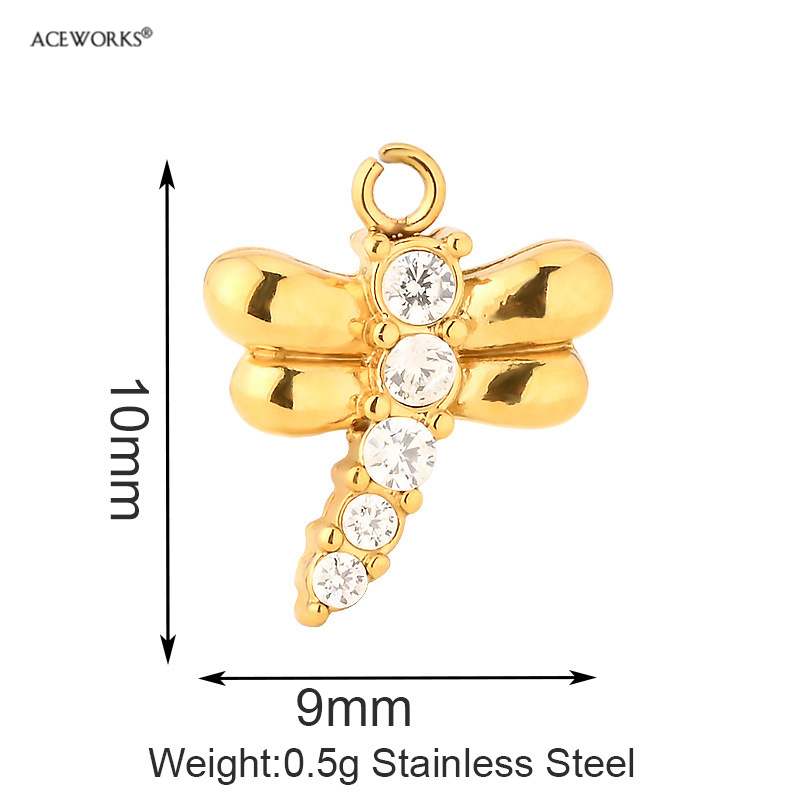 Pavé Dragonfly Charm.