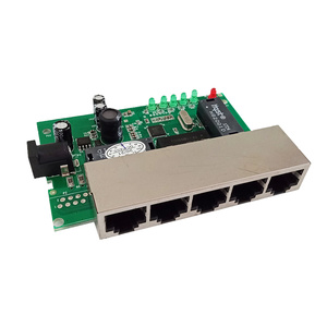 5 พอร์ตPassieve PoE Switch 12V-24V IP Caremaไร้สายเซนโฟนจอแสดงผลLED LAN Supply Splitter 45/+ 78/- - Product Image 1