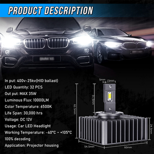 New OEM M10 <strong>M11</strong> M13 Ballast HID to LED Car LED Headlight with CANBUS Function D1S D1R D1C D3R D3C D3S