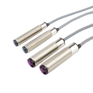 JIMOU M12 M18 Sensores ópticos Cilíndrico Roscado Fotoeléctrico Sensor pasante de haz fotoeléctrico de tres hilos de DC10-30V - Product Image 1
