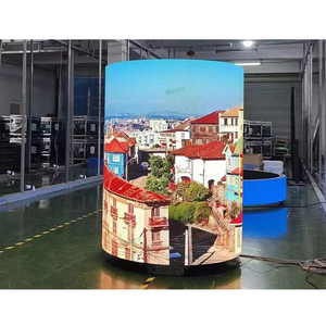 Большой по индивидуальному заказу 4K P4, изогнутый гибкий SMD светодиодный видео настенный экран P1 P1.5 P2.5 светодиодный знак на заказ - Product Image 1