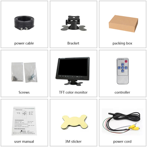 9'' Tft Lcd Digital <strong>Reverse</strong> Rear View Monitor Hd Color Screen 9 Inch Screen Vehicle Monitor for Forklift Bus - Product Image 4