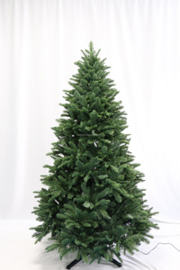 100% PEクリスマスツリー簡単に組み立てる1000個のLED、音楽、8つの効果のちらつきを備えた最新の回転クリスマスツリー - Product Image 5