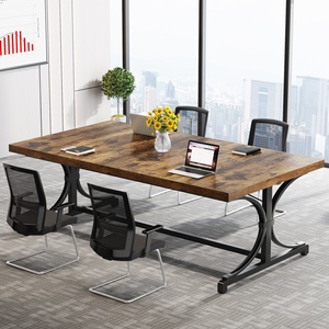 Per Tribesigns 62.4 \ "Design moderno legno Multi-Purpose Executive banco conferenza rettangolo Computer tavolo da pranzo per 4-6 persone - Product Image 2