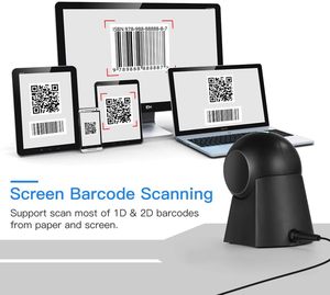 Eyoyo EY-8800 USB Wired Handsfree Desktop Screen Scanning QR <strong>Code</strong> 1D 2D Barcode Scanner for Warehouse Supermarket Retail Store - Product Image 4