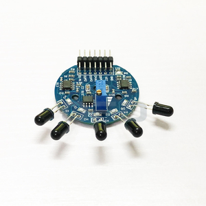 Sensor de llama IR de 5 CANALES, Sensor infrarrojo IR de llama, de 5 canales Detector, módulo de detección de incendios